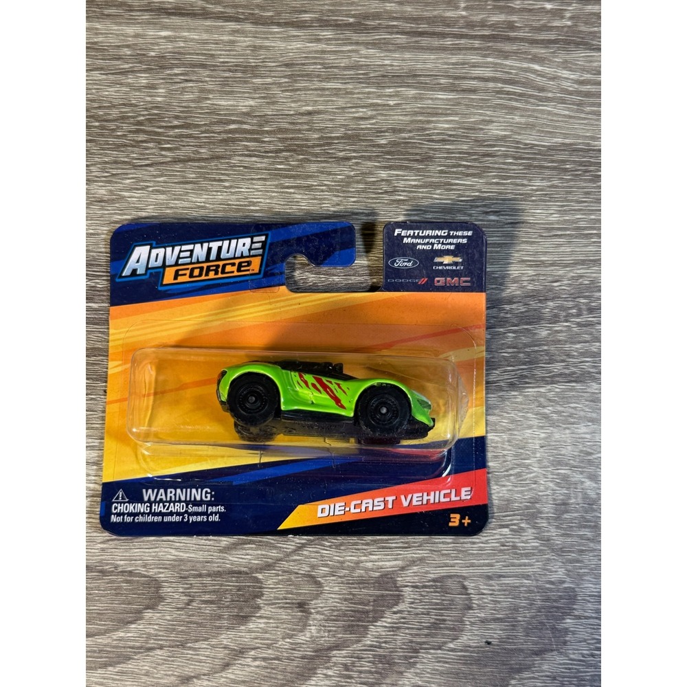 Adventure Force Die-Cast Vehicle Lime Green Sports Car 1:64 Scale New